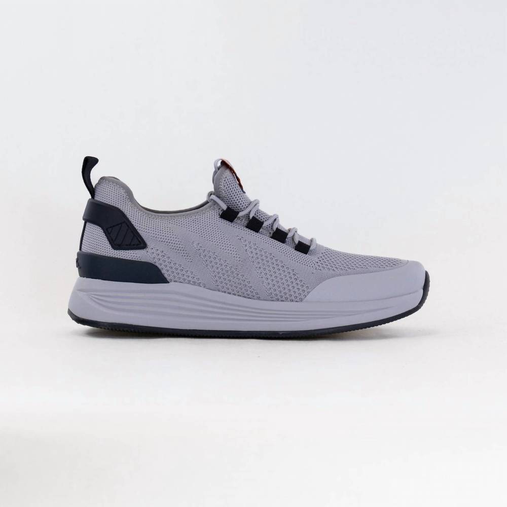 NEW ARA men's chicago slip-on lace sneaker in light grey